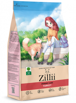 ZILLII (Зилли) Cat Urinary Care индейка сухой для домашних кошек  2кг