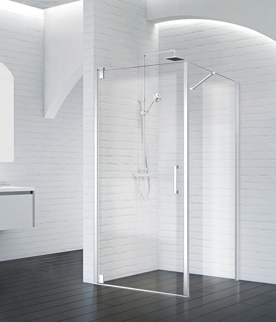 Фото Душевой уголок BelBagno MARMI-A-1-100-C-Cr