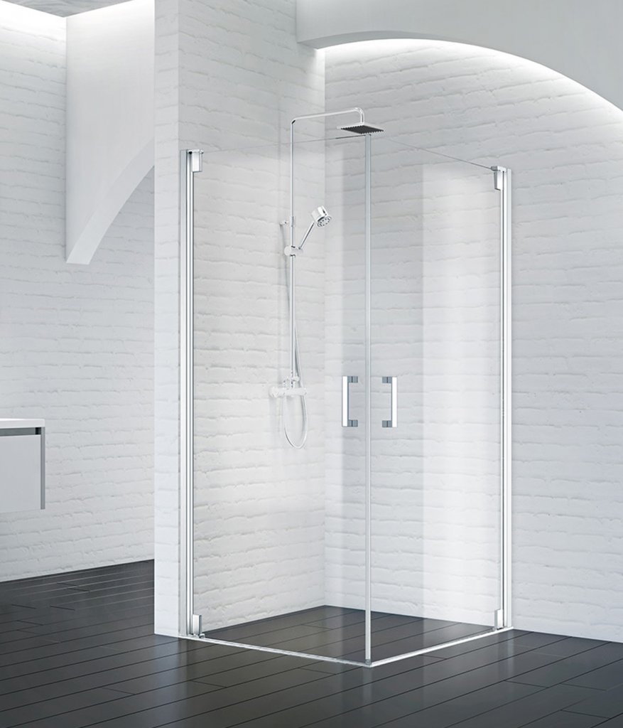 Душевой уголок BelBagno MARMI-A-2-80-C-Cr схема 1