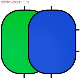 Selens 50x200 cm blue and green фон 150х200 см зеленый и синий