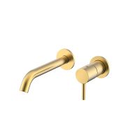 Смеситель для раковины NEMO Round NM-2313 встраиваемый с донным клапаном схема 1