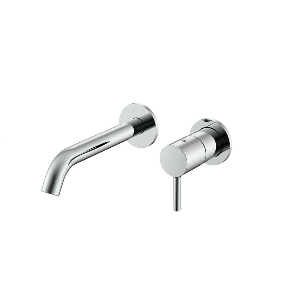 Смеситель для раковины NEMO Round NM-2313 встраиваемый с донным клапаном ФОТО