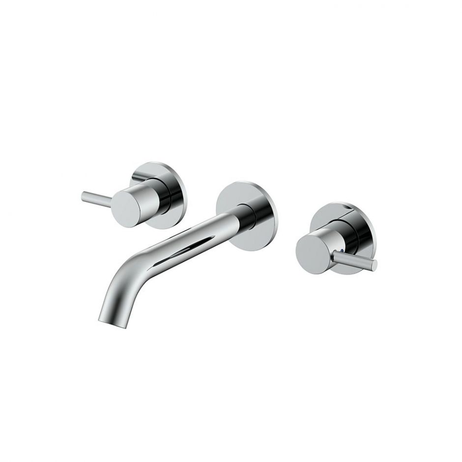 Смеситель встраиваемый настенный NEMO Round NM-2316 для раковины с донным клапаном ФОТО