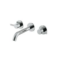 Смеситель встраиваемый настенный NEMO Round NM-2316 для раковины с донным клапаном схема 3