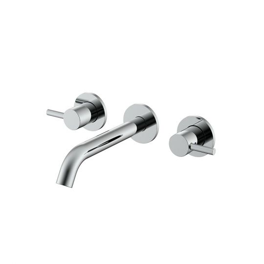 Смеситель встраиваемый настенный NEMO Round NM-2316 для раковины с донным клапаном схема 3