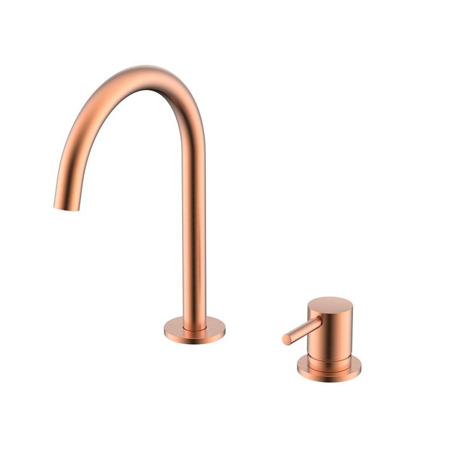 Изображение Смеситель для раковины NEMO Round NM-2318 высокий излив с донным клапаном