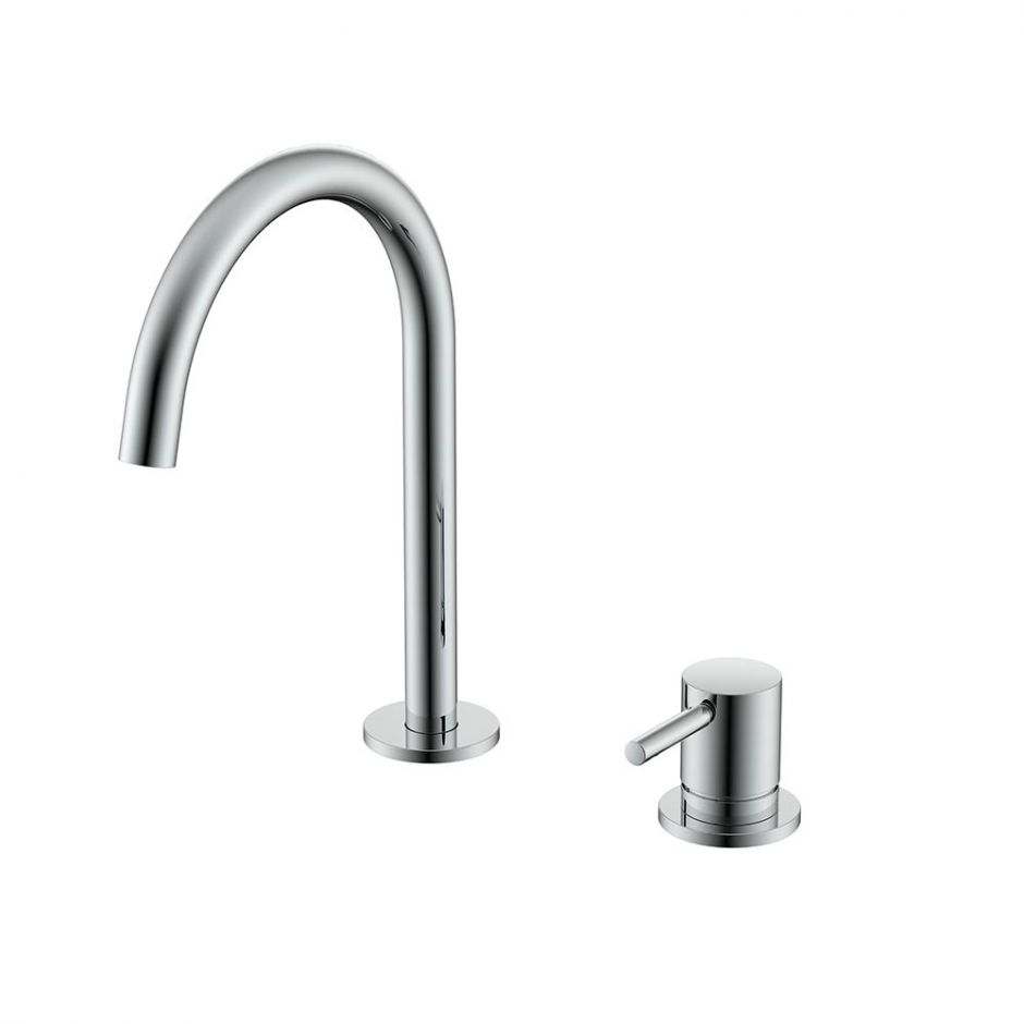 Смеситель для раковины NEMO Round NM-2318 высокий излив с донным клапаном ФОТО