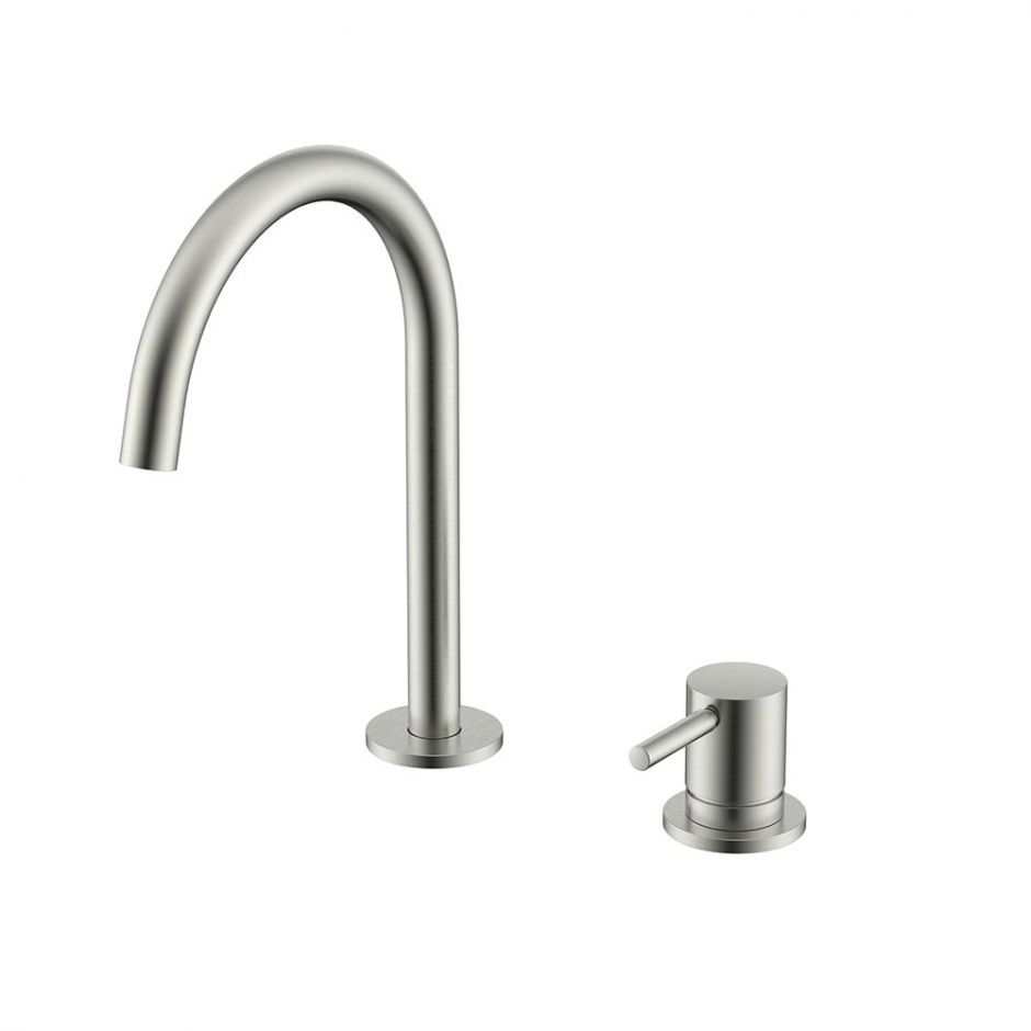 Смеситель для раковины NEMO Round NM-2318 высокий излив с донным клапаном ФОТО