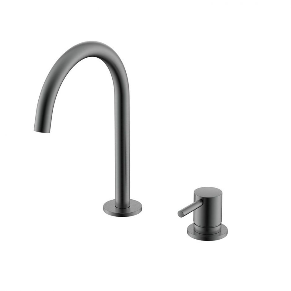 Смеситель для раковины NEMO Round NM-2318 высокий излив с донным клапаном ФОТО