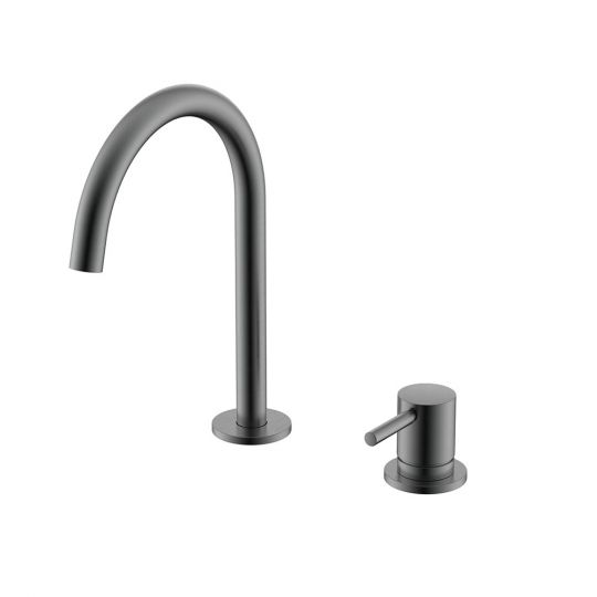 Смеситель для раковины NEMO Round NM-2318 высокий излив с донным клапаном схема 5