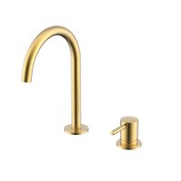 Смеситель для раковины NEMO Round NM-2318 высокий излив с донным клапаном схема 6