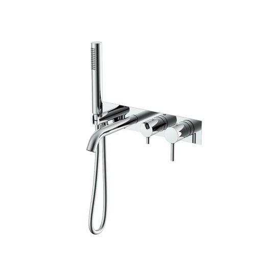 Смеситель встраиваемый для ванны NEMO Round NM-2353 настенный схема 2 Смеситель встраиваемый для ванны NEMO Round NM-2353 настенный схема 2