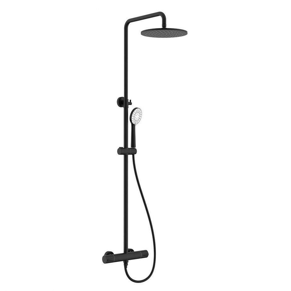 Душевая колонна термостатическая NEMO Round NM-9011 с ручным и верхним душем ФОТО