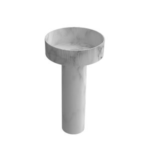 Раковина напольная из камня Antonio Lupi Lavabi FLOW 47х47 см