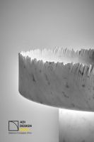 Раковина напольная из камня Antonio Lupi Lavabi FLOW 47х47 см схема 9