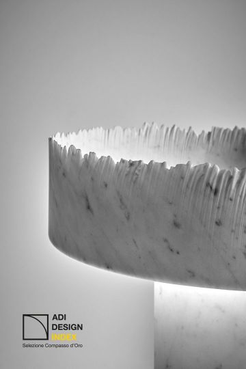 Раковина напольная из камня Antonio Lupi Lavabi FLOW 47х47 см схема 9