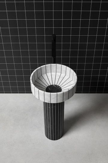 Раковина напольная из мрамора Antonio Lupi Lavabi 024 45х45 см схема 4 Раковина напольная из мрамора Antonio Lupi Lavabi 024 45х45 см схема 4