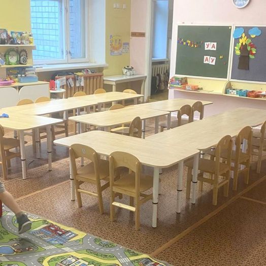 Стул для детского сада нерегулируемый Эко (Жёлтый)