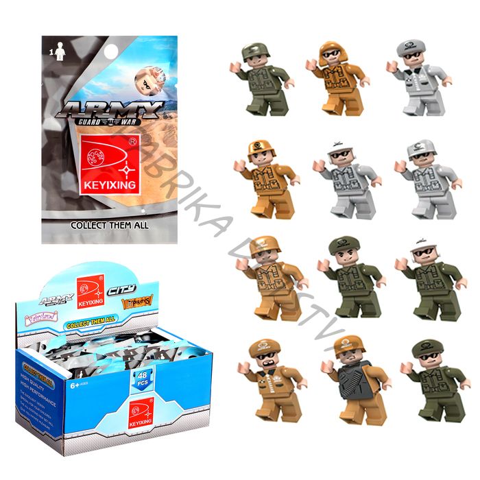 Фигурки для конструктора «Военные», МИКС