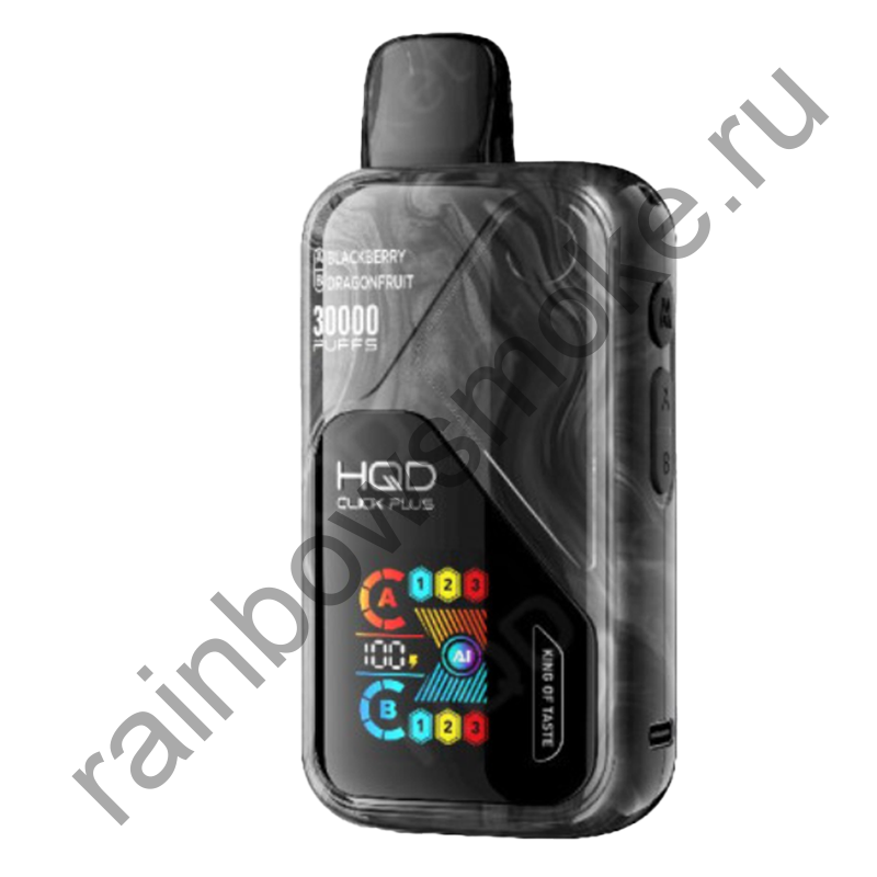 HQD Click Plus 30000 - Ежевика Питайя (Blackberry Pitaya)