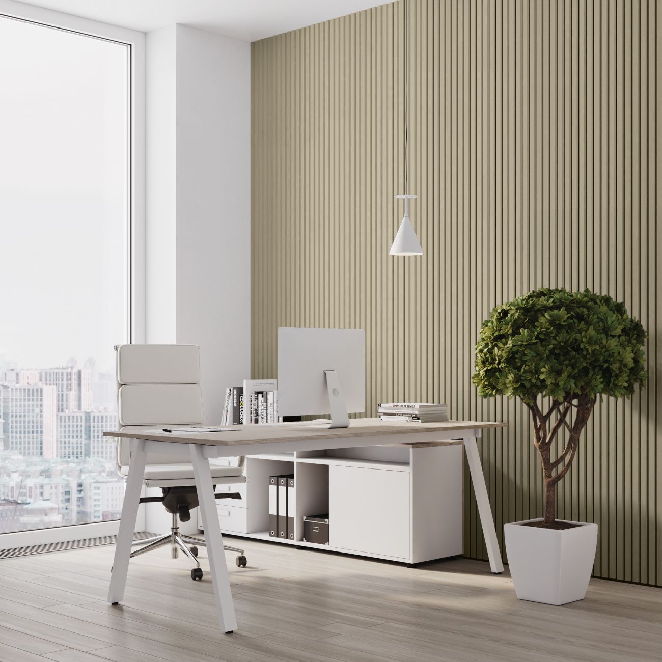 Wood App Панель акустическая Classic Кофейный 2780х600х22мм