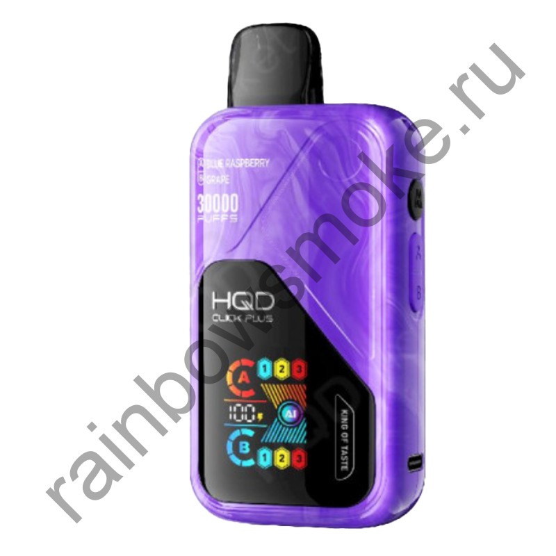 HQD Click Plus 30000 - Черника Малина + Виноград (Blueberry Raspberry + Grape)