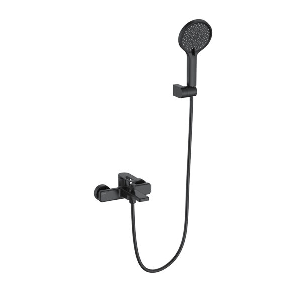 Смеситель для ванны Black&White GL-9101-MB (душевой шланг и лейка в комплекте)
