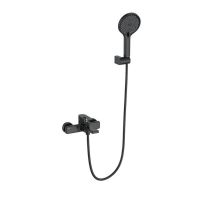 Смеситель для ванны Black&White GL-9101-MB (душевой шланг и лейка в комплекте)