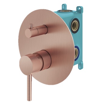 Комплект встраиваемого смесителя Plumberia Selection IXO KIT1901 для душа с внутренней частью INT9036 на 2-3 выхода ФОТО