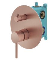 Комплект встраиваемого смесителя Plumberia Selection IXO KIT1901 для душа с внутренней частью INT9036 на 2-3 выхода схема 5