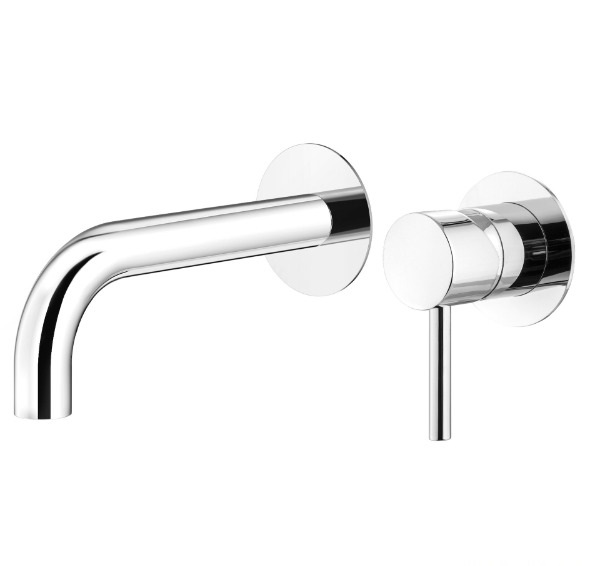 Изображение Комплект встраиваемого смесителя Plumberia Selection IXO KITXO1135250 для раковины излив 250 мм накладка диаметр 70 мм внутренняя часть INT1135 в комплекте