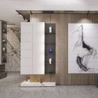 Skyline 220 Шинопровод под натяжной потолок Черный в интерьере
