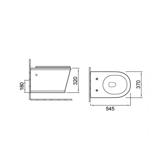 Унитаз подвесной Vincea Bordo VT1-16 безободковый, ультратонкое soft-close сиденье схема 2