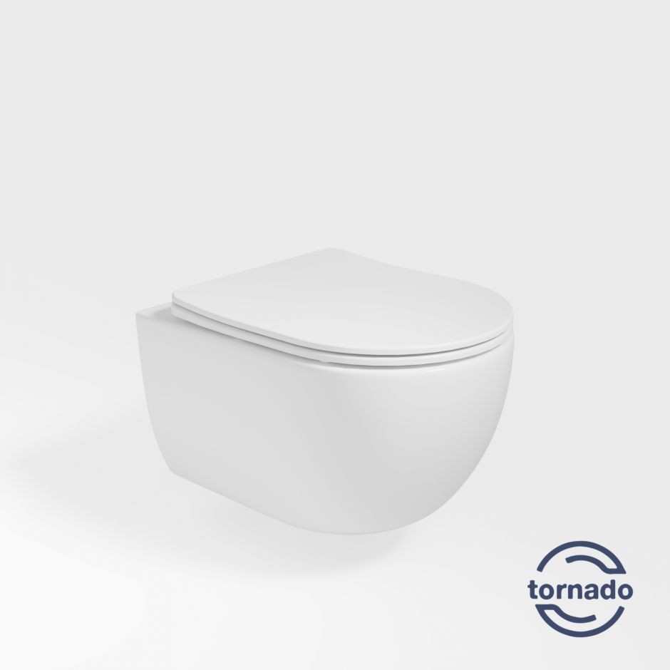 Изображение Унитаз подвесной Vincea Evo VT1-34ST , цвет белый, ультратонкое soft-close сиденье