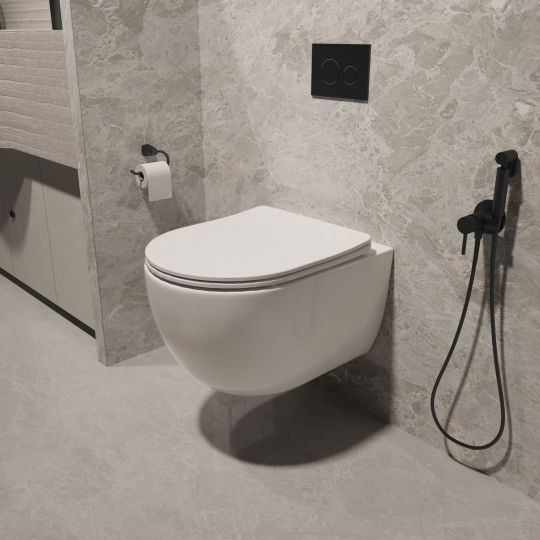 Унитаз подвесной Vincea Evo VT1-34ST , цвет белый, ультратонкое soft-close сиденье схема 8