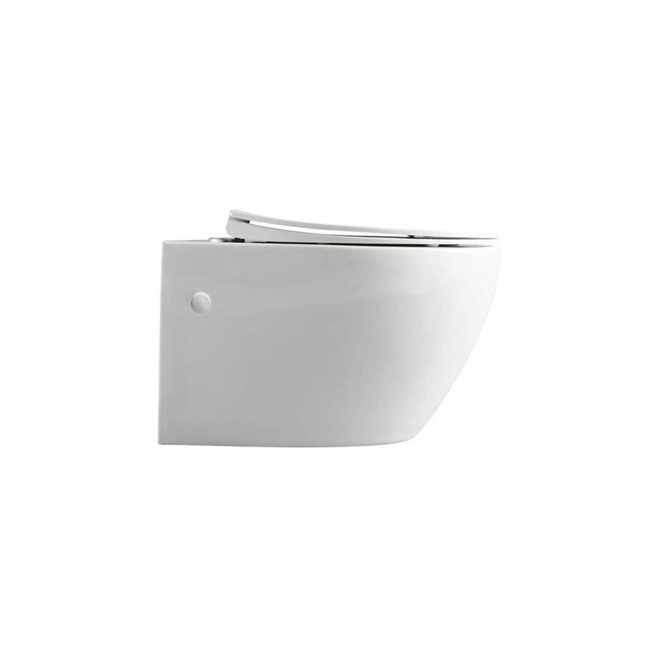 Унитаз подвесной Vincea INTERO VT1-21 безободковый, ультратонкое soft-close сиденье ФОТО