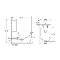 Унитаз-компакт Vincea Evo VT2-34, механизм слива Geberit, ультратонкое сиденье soft close схема 2