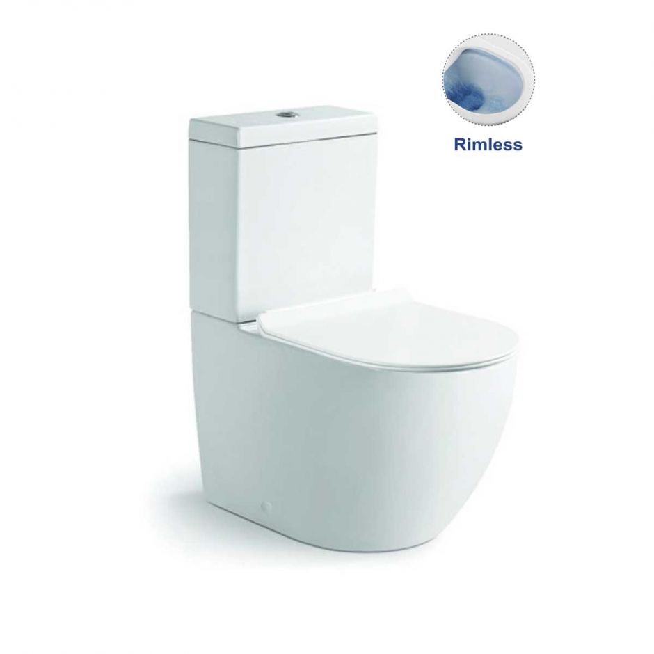 Изображение Унитаз-компакт Vincea Globo VT2-14 безободковый, механизм слива Geberit, ультратонкое сиденье soft close