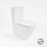 Унитаз-компакт Vincea Q-Line VT2-12T Tornado, цвет белый, ультратонкое сиденье soft-close, P-trap схема 1