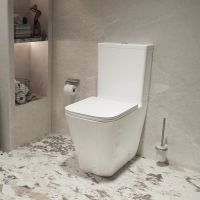 Унитаз-компакт Vincea Q-Line VT2-12T Tornado, цвет белый, ультратонкое сиденье soft-close, P-trap схема 8