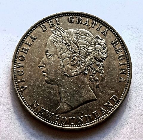 50 центов 1894 Ньюфаундленд UNC Канада Великобритания Редкость