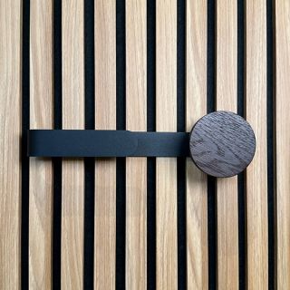 Wood App ARTDECO | Вешалка c крючком горизонтальная Темный Орех