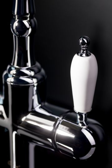 Однорычажный смеситель на горизонтальную поверхность для кухонной мойки Boheme Kitchen 101 схема 3