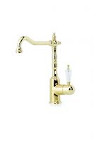 Однорычажный смеситель на горизонтальную поверхность для кухонной мойки Boheme Kitchen 102 схема 5