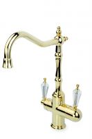 Однорычажный смеситель на горизонтальную поверхность для кухонной мойки Boheme Kitchen112 схема 5