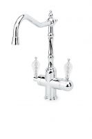 Однорычажный смеситель на горизонтальную поверхность для кухонной мойки Boheme Kitchen 113 схема 5