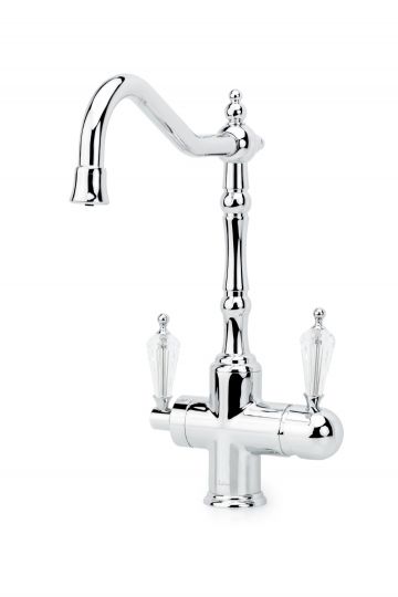 Однорычажный смеситель на горизонтальную поверхность для кухонной мойки Boheme Kitchen 113 схема 6