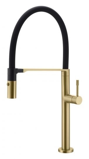 Однорычажный смеситель на горизонтальную поверхность для кухонной мойки Boheme Uno 114 схема 7