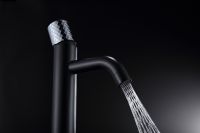 Черный смеситель для раковины Boheme Stick 121 схема 6