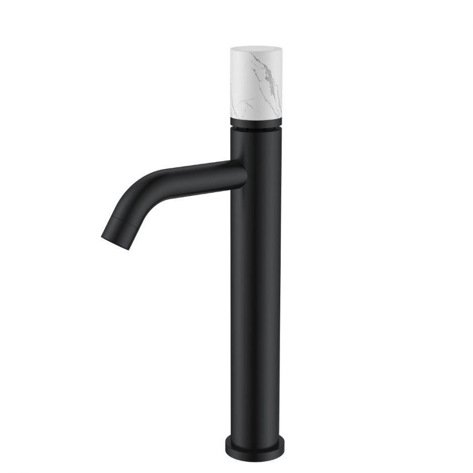 Черный смеситель для раковины Boheme Stick 122 ФОТО